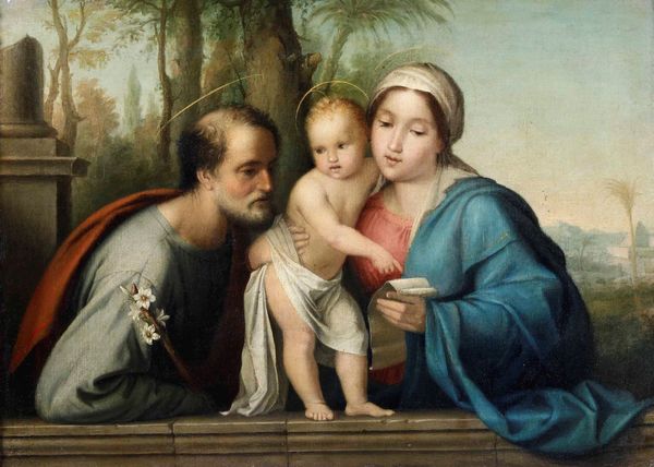 Giovanni Carnovali detto il Piccio, Attribuito a : Sacra Famiglia, 1824  - Asta Dipinti Antichi  - Associazione Nazionale - Case d'Asta italiane