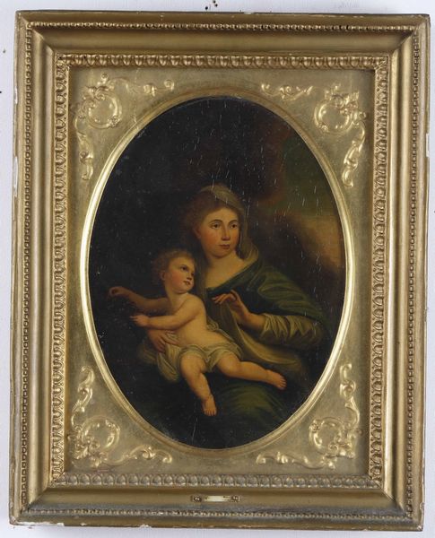 Scuola del XVIII secolo Madonna con Bambino  - Asta Dipinti Antichi  - Associazione Nazionale - Case d'Asta italiane