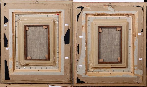 Francesco Guardi, nei modi di : Capricci con rovine architettoniche e figure  - Asta Dipinti Antichi  - Associazione Nazionale - Case d'Asta italiane