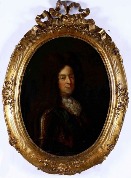 Scuola del XVIII secolo Ritratto del Maresciallo Francois de Neufville, Duca di Villeroy  - Asta Dipinti Antichi  - Associazione Nazionale - Case d'Asta italiane