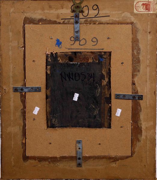 Scuola del XVII secolo Ritratto di dama con fiori  - Asta Dipinti Antichi  - Associazione Nazionale - Case d'Asta italiane