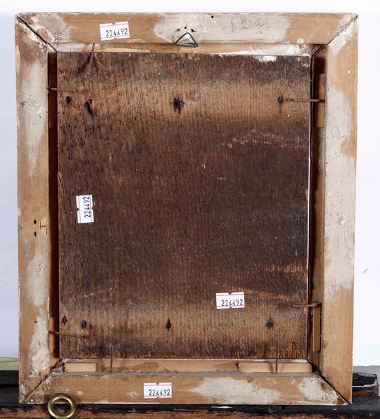 Scuola veneto-cretese del XVII secolo La Crocifissione  - Asta Dipinti Antichi  - Associazione Nazionale - Case d'Asta italiane