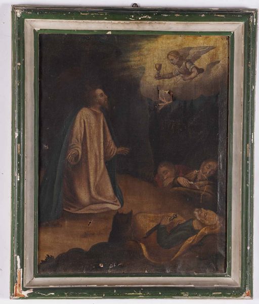 Luca Cambiaso, copia da : Orazione nellorto  - Asta Dipinti Antichi  - Associazione Nazionale - Case d'Asta italiane