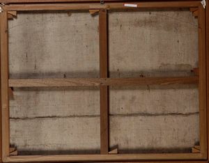 Scuola del XVIII secolo (Alto Per) Palliotto con la Vergine Maria e uccellini tra i rami  - Asta Dipinti Antichi  - Associazione Nazionale - Case d'Asta italiane