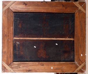 Scuola romana del XVIII secolo Paesaggio con pastori e armenti  - Asta Dipinti Antichi  - Associazione Nazionale - Case d'Asta italiane