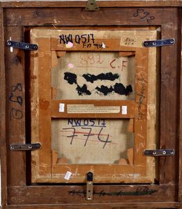 Caspar Netscher : Dama che suona in giardino  - Asta Dipinti Antichi  - Associazione Nazionale - Case d'Asta italiane