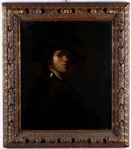 Scuola del XVII secolo Ritratto maschile  - Asta Dipinti Antichi  - Associazione Nazionale - Case d'Asta italiane