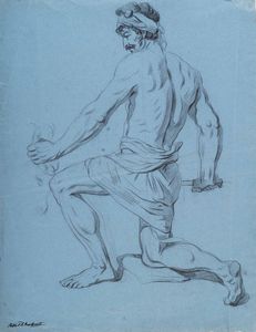 Philibert d'Amiens de Ranchicourt  (1781-1825) Nudo accademico  - Asta Dipinti Antichi  - Associazione Nazionale - Case d'Asta italiane