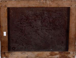 Scuola fiamminga del XVII secolo Scena di interno con donna davanti al camino  - Asta Dipinti Antichi  - Associazione Nazionale - Case d'Asta italiane