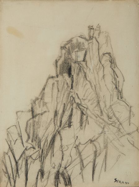 SIRONI MARIO (1885 - 1961) : Composizione con Montagne.  - Asta Asta 384 | ARTE MODERNA E CONTEMPORANEA Online - Associazione Nazionale - Case d'Asta italiane