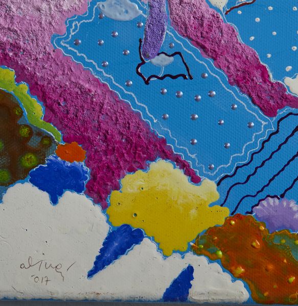 ALINARI LUCA (n. 1943) : Aria azzurra chiara.  - Asta Asta 384 | ARTE MODERNA E CONTEMPORANEA Online - Associazione Nazionale - Case d'Asta italiane