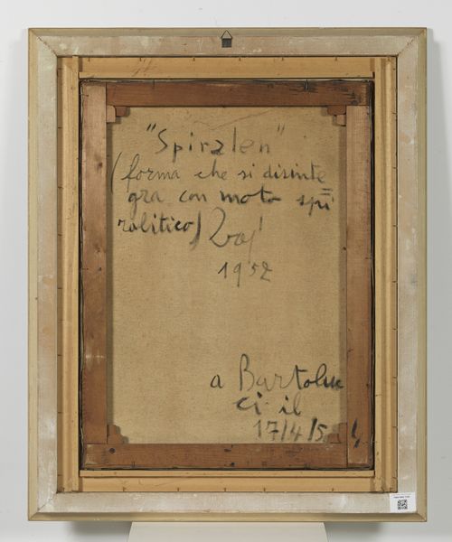 BAJ ENRICO (1924 - 2003) : Spiralen.  - Asta Asta 384 | ARTE MODERNA E CONTEMPORANEA Online - Associazione Nazionale - Case d'Asta italiane