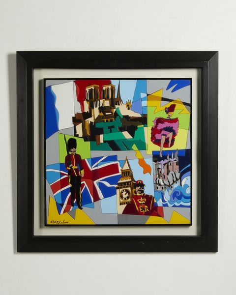 NESPOLO UGO (n. 1941) : Paris-London.  - Asta Asta 384 | ARTE MODERNA E CONTEMPORANEA Online - Associazione Nazionale - Case d'Asta italiane