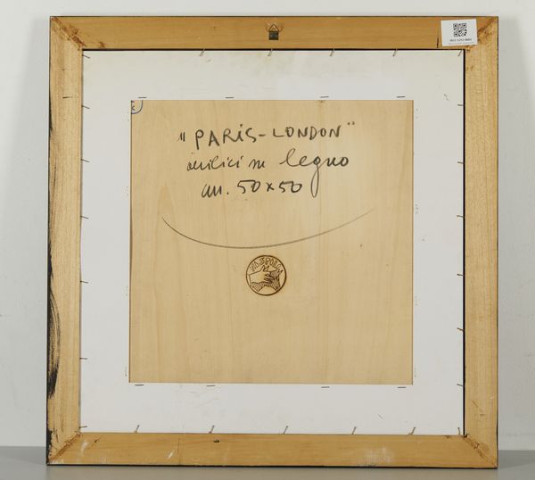 NESPOLO UGO (n. 1941) : Paris-London.  - Asta Asta 384 | ARTE MODERNA E CONTEMPORANEA Online - Associazione Nazionale - Case d'Asta italiane