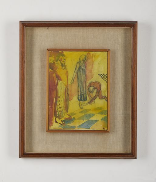 SIRONI MARIO (1885 - 1961) : Composizione con figure.  - Asta Asta 384 | ARTE MODERNA E CONTEMPORANEA Online - Associazione Nazionale - Case d'Asta italiane