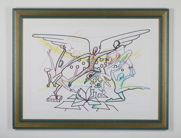 KOSTABI MARK (n. 1960) : Indagine angelica.  - Asta Asta 384 | ARTE MODERNA E CONTEMPORANEA Online - Associazione Nazionale - Case d'Asta italiane