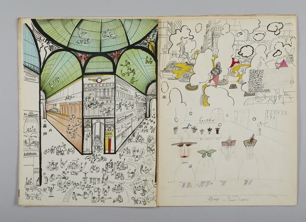 STEINBERG SAUL (1914 - 1999) : Derrire le Miroir, n53-54.  - Asta Asta 384 | ARTE MODERNA E CONTEMPORANEA Online - Associazione Nazionale - Case d'Asta italiane