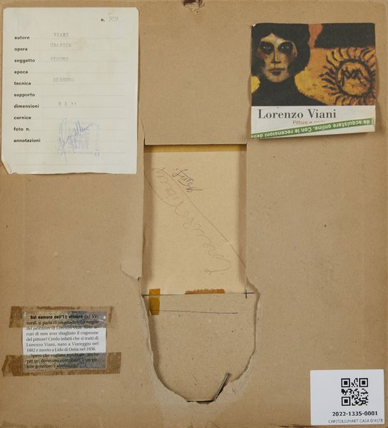 VIANI LORENZO (1882 - 1936) : Figure.  - Asta Asta 384 | ARTE MODERNA E CONTEMPORANEA Online - Associazione Nazionale - Case d'Asta italiane