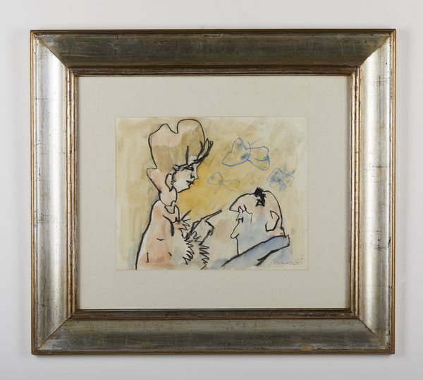 MACCARI MINO (1898 - 1989) : Senza titolo.  - Asta Asta 384 | ARTE MODERNA E CONTEMPORANEA Online - Associazione Nazionale - Case d'Asta italiane