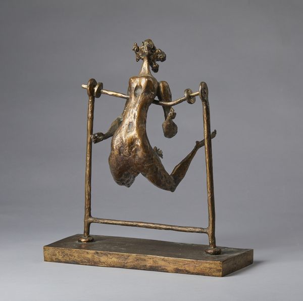 MINGUZZI LUCIANO (1911 - 2004) : Donna sull'altalena.  - Asta Asta 384 | ARTE MODERNA E CONTEMPORANEA Online - Associazione Nazionale - Case d'Asta italiane