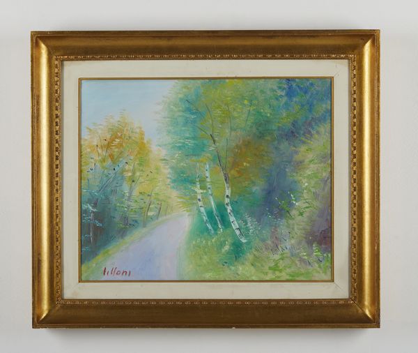 LILLONI UMBERTO (1898 - 1980) : Strada al Monte Generoso.  - Asta Asta 384 | ARTE MODERNA E CONTEMPORANEA Online - Associazione Nazionale - Case d'Asta italiane