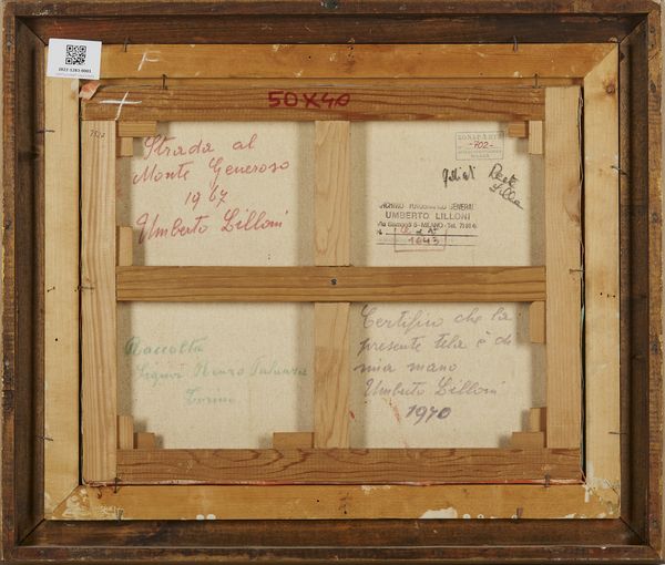 LILLONI UMBERTO (1898 - 1980) : Strada al Monte Generoso.  - Asta Asta 384 | ARTE MODERNA E CONTEMPORANEA Online - Associazione Nazionale - Case d'Asta italiane