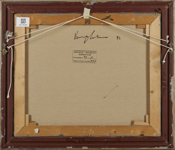 BALSAMO VINCENZO (1935 - 2017) : Senza titolo.  - Asta Asta 384 | ARTE MODERNA E CONTEMPORANEA Online - Associazione Nazionale - Case d'Asta italiane