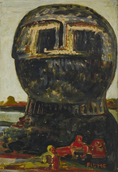 FIUME SALVATORE (1915 - 1997) : Isola di pietra.  - Asta Asta 384 | ARTE MODERNA E CONTEMPORANEA Online - Associazione Nazionale - Case d'Asta italiane