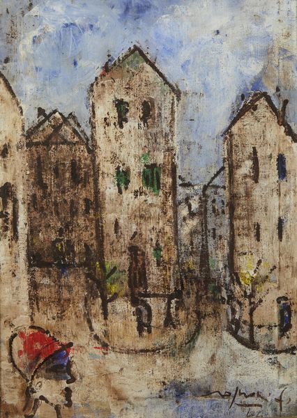 ROGNONI FRANCO (1913 - 1999) : Il cappello rosso.  - Asta Asta 384 | ARTE MODERNA E CONTEMPORANEA Online - Associazione Nazionale - Case d'Asta italiane