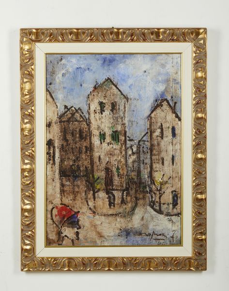 ROGNONI FRANCO (1913 - 1999) : Il cappello rosso.  - Asta Asta 384 | ARTE MODERNA E CONTEMPORANEA Online - Associazione Nazionale - Case d'Asta italiane