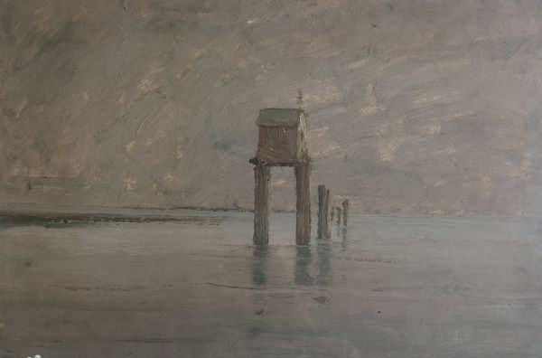 LAZZARO WALTER (1914 - 1989) : Silente laguna.  - Asta Asta 384 | ARTE MODERNA E CONTEMPORANEA Online - Associazione Nazionale - Case d'Asta italiane