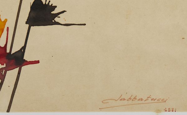 SABBATUCCI LUCIANO (1929 - 2014) : Senza titolo.  - Asta Asta 384 | ARTE MODERNA E CONTEMPORANEA Online - Associazione Nazionale - Case d'Asta italiane