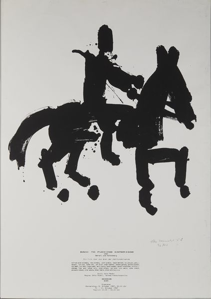 MUEHL OTTO (1925 - 2013) : Back to fucking Cambridge.  - Asta Asta 384 | ARTE MODERNA E CONTEMPORANEA Online - Associazione Nazionale - Case d'Asta italiane