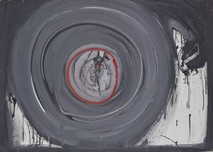 SCANAVINO EMILIO (1922 - 1986) - Il centro.