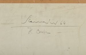 SCANAVINO EMILIO (1922 - 1986) : Il centro.  - Asta Asta 384 | ARTE MODERNA E CONTEMPORANEA Online - Associazione Nazionale - Case d'Asta italiane