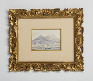 DE CHIRICO GIORGIO (1888 - 1978) : Napoli.  - Asta Asta 384 | ARTE MODERNA E CONTEMPORANEA Online - Associazione Nazionale - Case d'Asta italiane