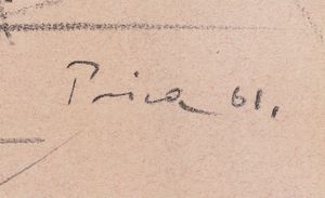 PRICA ZLATKO (1916 - 2003) : Senza titolo.  - Asta Asta 384 | ARTE MODERNA E CONTEMPORANEA Online - Associazione Nazionale - Case d'Asta italiane