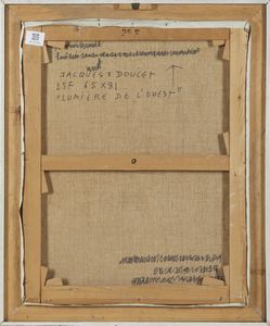 DOUCET JACQUES (1994 - 1924) : Lumi�re de l'ouest.  - Asta Asta 384 | ARTE MODERNA E CONTEMPORANEA Online - Associazione Nazionale - Case d'Asta italiane