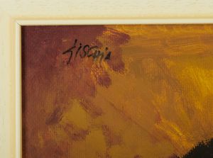 GISCHIA LEON (1903 - 1991) : Composizione.  - Asta Asta 384 | ARTE MODERNA E CONTEMPORANEA Online - Associazione Nazionale - Case d'Asta italiane