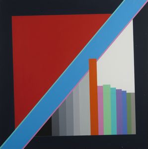 CARMI EUGENIO (n. 1920) - Quadrato in crisi.