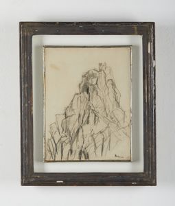 SIRONI MARIO (1885 - 1961) : Composizione con Montagne.  - Asta Asta 384 | ARTE MODERNA E CONTEMPORANEA Online - Associazione Nazionale - Case d'Asta italiane