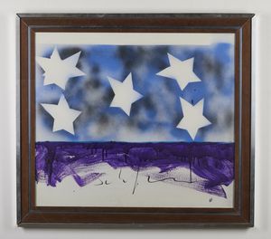 SCHIFANO MARIO (1934 - 1998) : Senza titolo.  - Asta Asta 384 | ARTE MODERNA E CONTEMPORANEA Online - Associazione Nazionale - Case d'Asta italiane