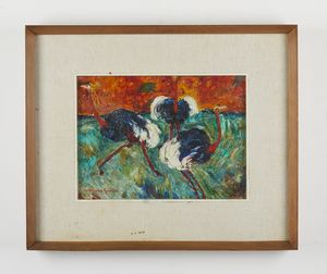 GAMERO MARIO (1902 - 1980) : Senza titolo.  - Asta Asta 384 | ARTE MODERNA E CONTEMPORANEA Online - Associazione Nazionale - Case d'Asta italiane