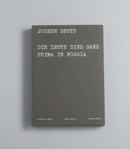BEUYS JOSEPH (1921 - 1986) - Die leute sind ganz. Prima in Foggia.