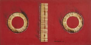 AUBERTIN BERNARD (1934 - 2015) - Dessin de feu.