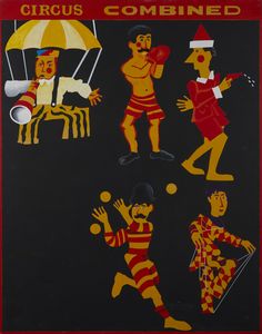 SPOLDI ALDO (n. 1949) - Circo. Studio per gli abiti.