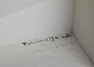 PIZZICANNELLA PIERO (n. 1955) : Pulcinella.  - Asta Asta 384 | ARTE MODERNA E CONTEMPORANEA Online - Associazione Nazionale - Case d'Asta italiane