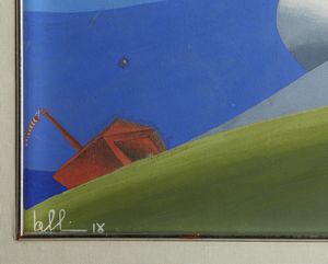 BELLI DOMENICO (1909 - 1983) : Record di altezza.  - Asta Asta 384 | ARTE MODERNA E CONTEMPORANEA Online - Associazione Nazionale - Case d'Asta italiane