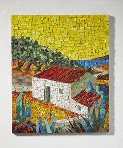 MIGNECO GIUSEPPE (1908 - 1997) : Paesaggio n. 1  - Asta Asta 384 | ARTE MODERNA E CONTEMPORANEA Online - Associazione Nazionale - Case d'Asta italiane