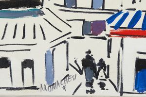 MONACHESI SANTE (1910 - 1991) : Parigi.  - Asta Asta 384 | ARTE MODERNA E CONTEMPORANEA Online - Associazione Nazionale - Case d'Asta italiane